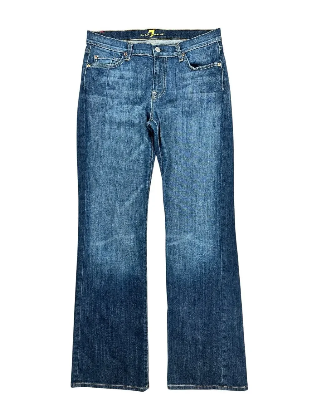 7 For All Mankind Bootcut Jeans Blue Made in USA — Size 32